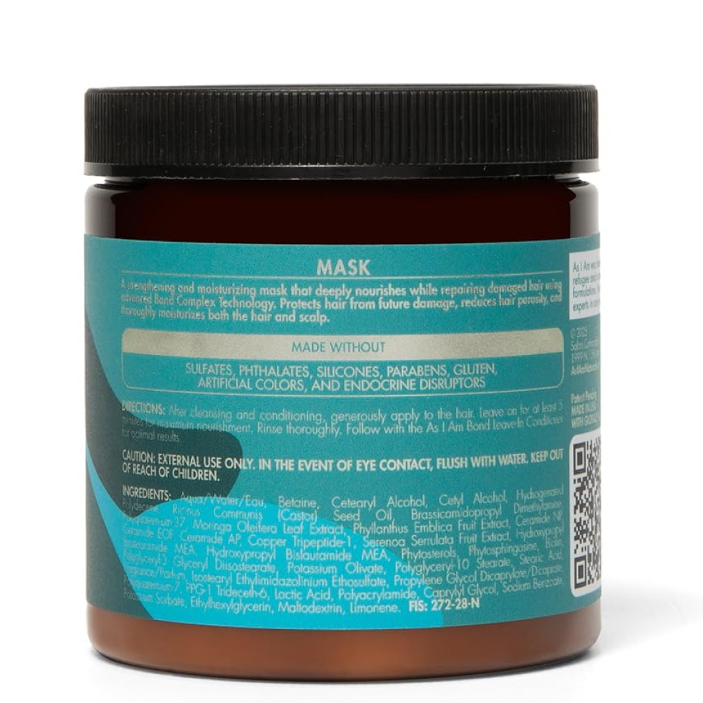 As I Am Bond Moisturizing Mask 8oz-All-Beauty and hair supply