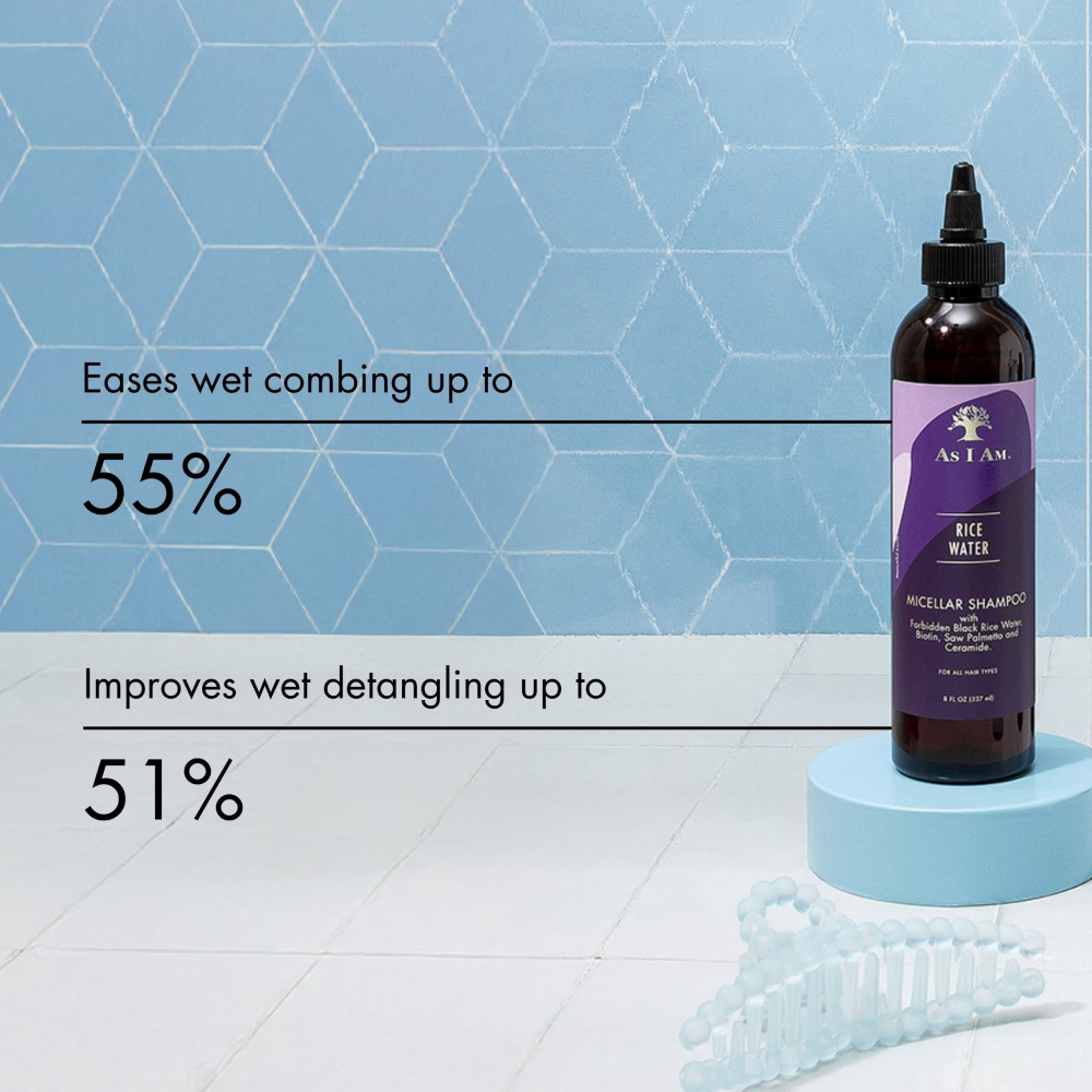 As I Am Rice Water Miscellar Shampoo 237ml-Gentle Shampoo-Beauty and hair supply