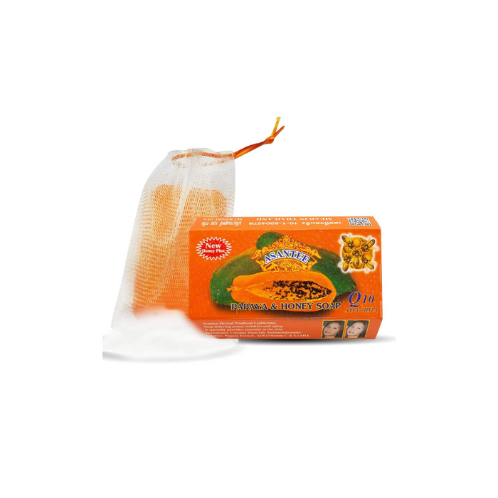 Asantee Papaya & Honey Soap 125g - Beauty and Hair Supply