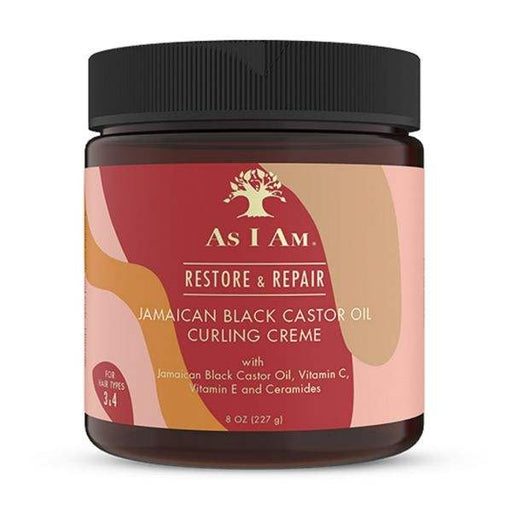 Jamaican Black Caster Oil Curling Cream As I Am 237ml - Beauty and Hair Supply