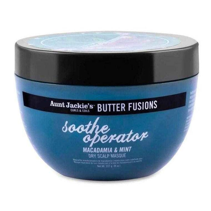 Aunt Jackie's Butter Fusions Soothe Operator Macadamia & Mint Mask 240g - Beauty and Hair Supply