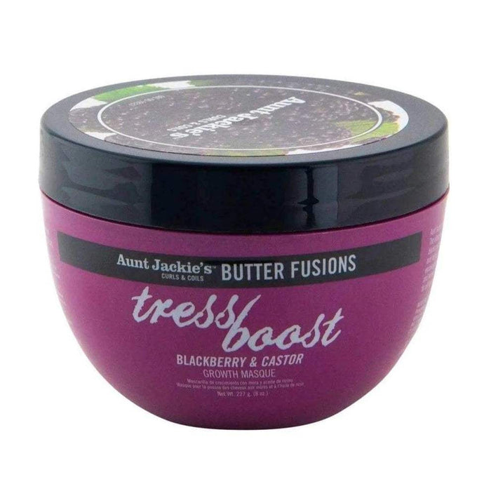 Aunt Jackie's Butter Fusions Tress Boost Blackberry & Castor Mask 240g - Beauty and Hair Supply