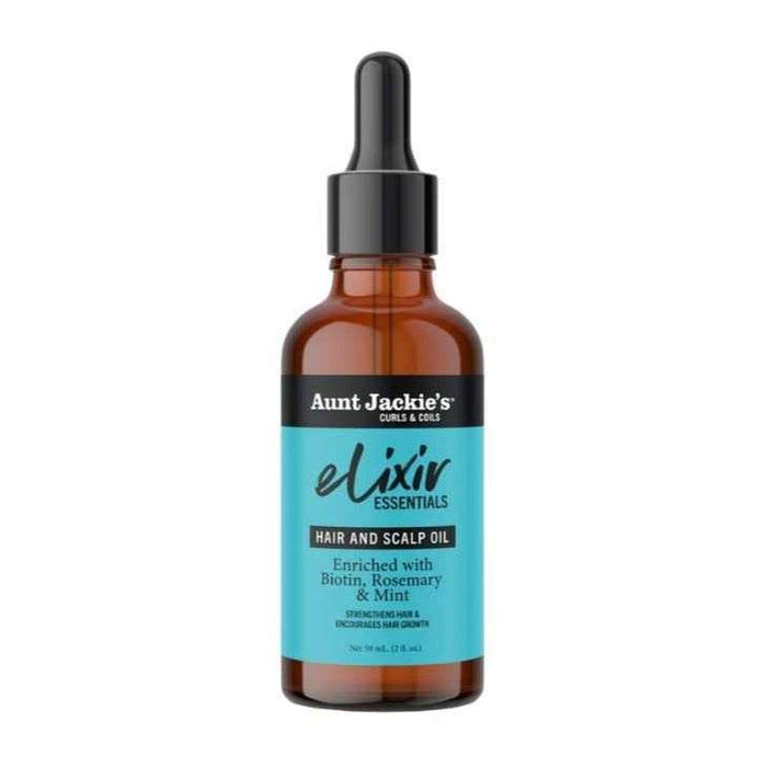 Aunt Jackie’s Elixir Essentials Biotin And Rosemary Hair Scalp Oil - Beauty and Hair Supply