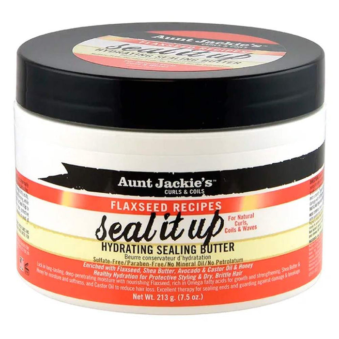 Aunt Jackie´s Flaxseed Seal it Up Styling Butter 213g - Beauty and Hair Supply