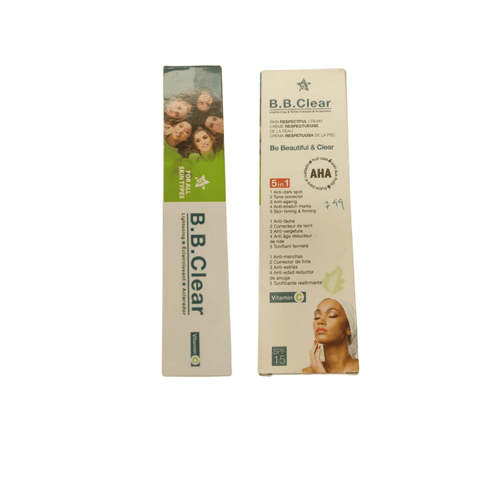 B.B.Clear 5 in 1 Skin Respectful Cream 50g - Beauty and Hair Supply