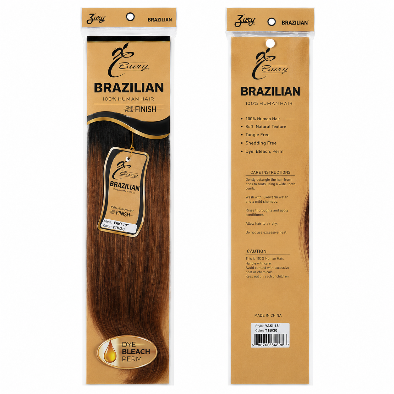 Ei Brazilian Unprocessed Straight Human Hair Wave