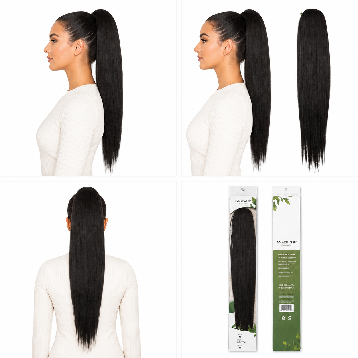 Kuknus Ponytail Style London Girl 22&