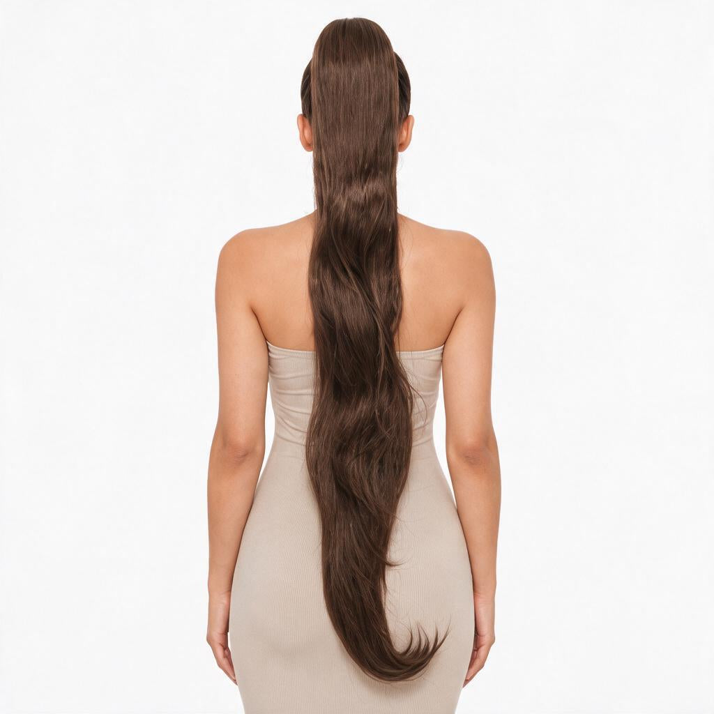 Kuknus Synthetic Bombay Girl Ponytail 32"