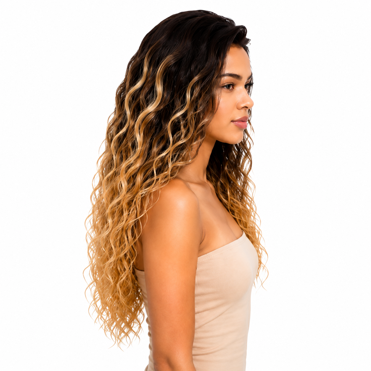 Kuknus Dumba2 - Synthetic Lace Front Wig with Natural Baby Hairline