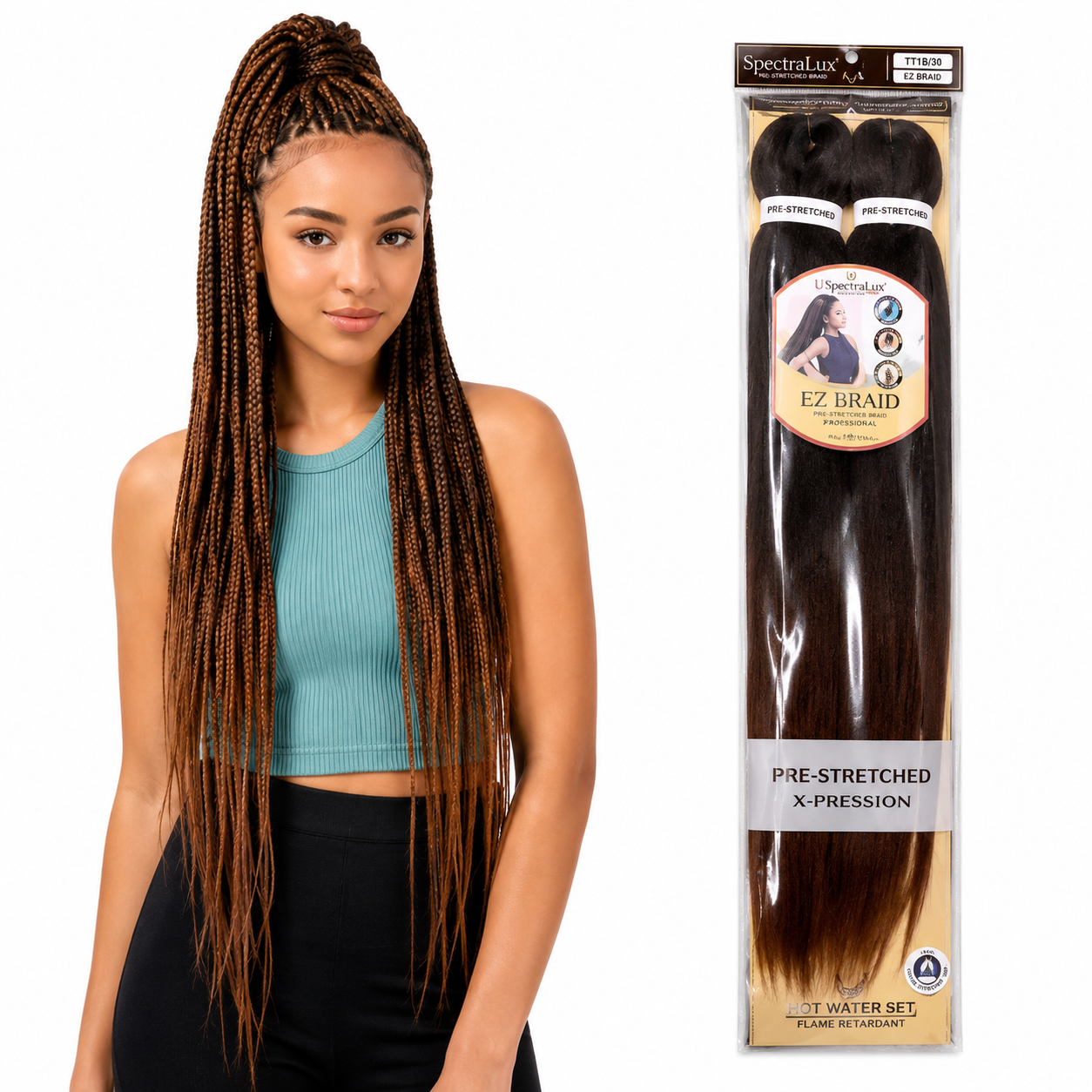 Kuknus Braids 2x Value Pack Pre-Stretched 26"