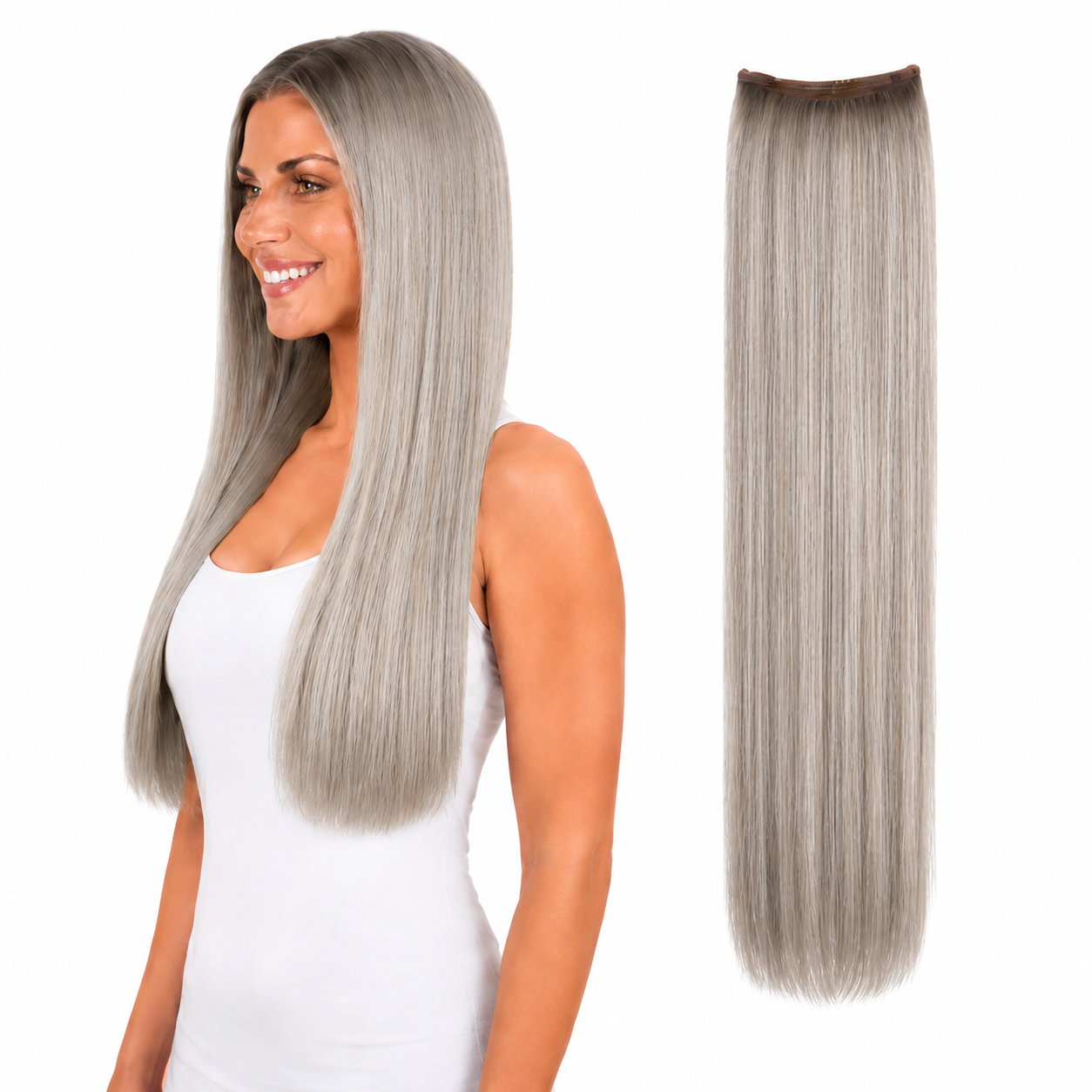 Ei Luxury 100% Human Hair 7 Pcs Clip-in Extensions 22"
