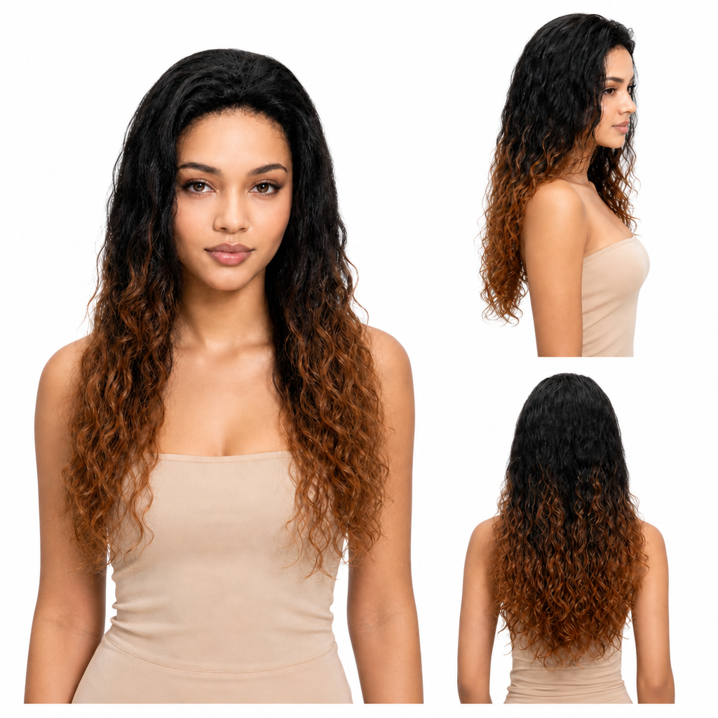 Kuknus Dumba2 - Synthetic Lace Front Wig with Natural Baby Hairline
