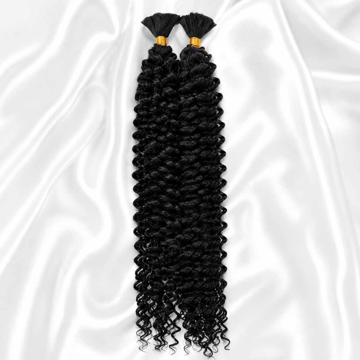 Kuknus Style Boho Water Wave Bulk Human Braiding Hair