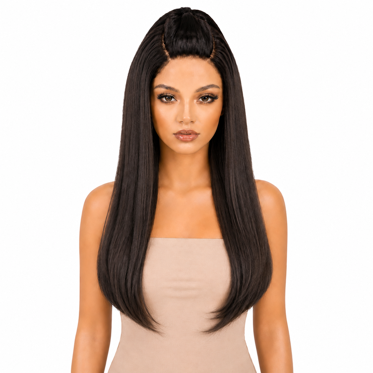Style Station Nimra - Synthetic Lace Front Wig with Baby Hairline