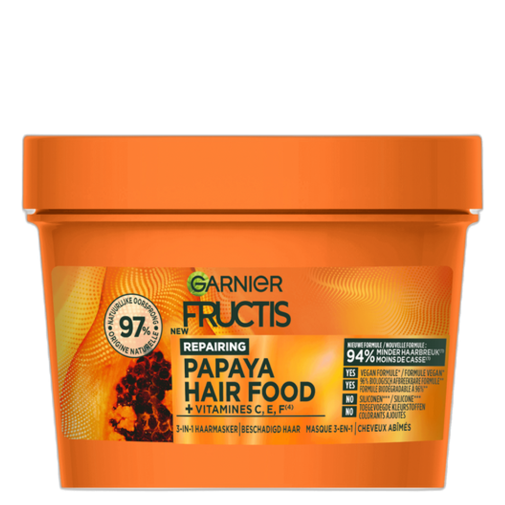 Garnier Fructis Hair Food 3-In-1 Repairing Mask Papaya 400ml