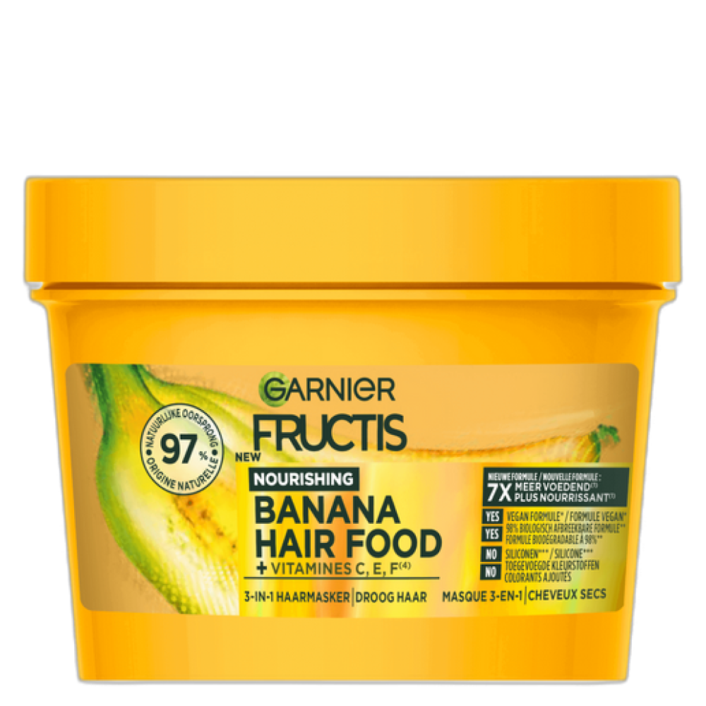 Garnier Fructis Hair Food 3-In-1 Nourishing Mask Banana 400ml
