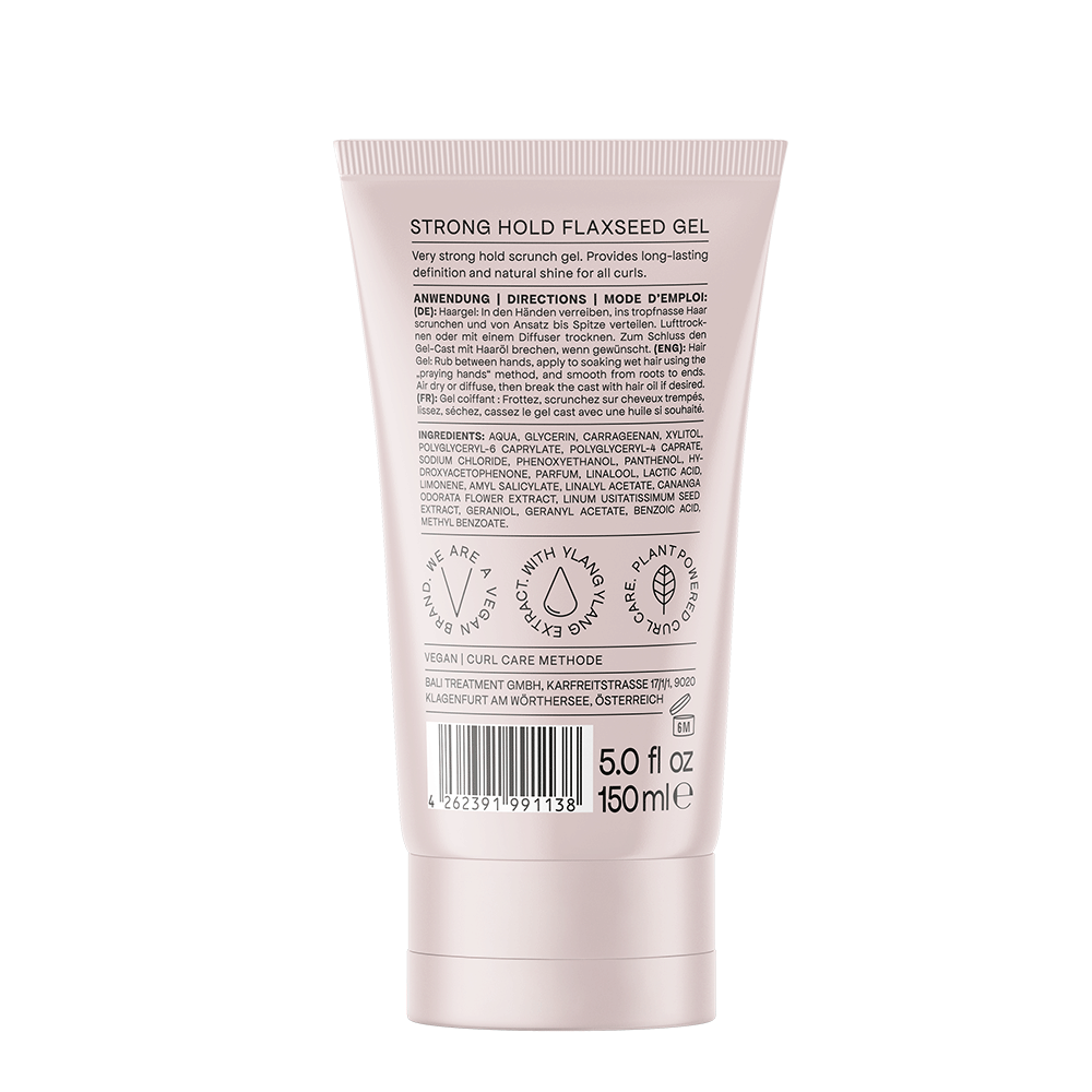 Bali Curls Strong Hold Flaxseed Gel 150ml-Gel-Beauty and hair supply