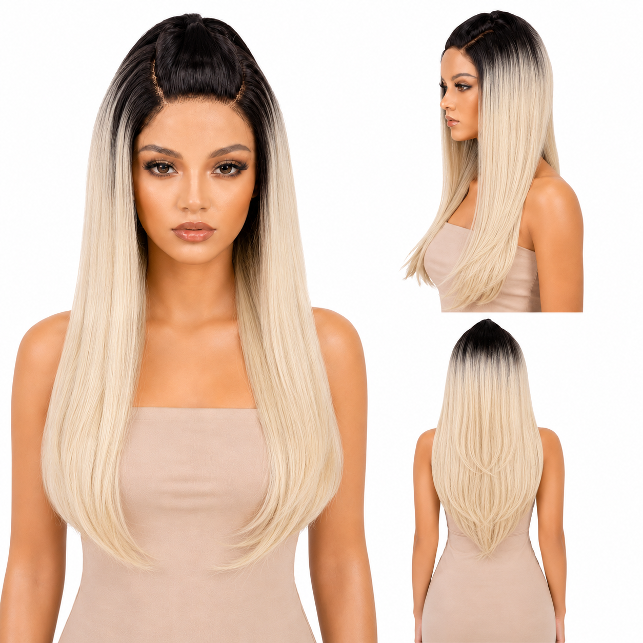 Station Style Lace Nimra Super Volume Lace wig With Natural Baby Hair Line