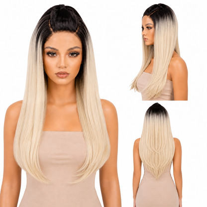 Station Style Lace Nimra Super Volume Lace wig With Natural Baby Hair Line