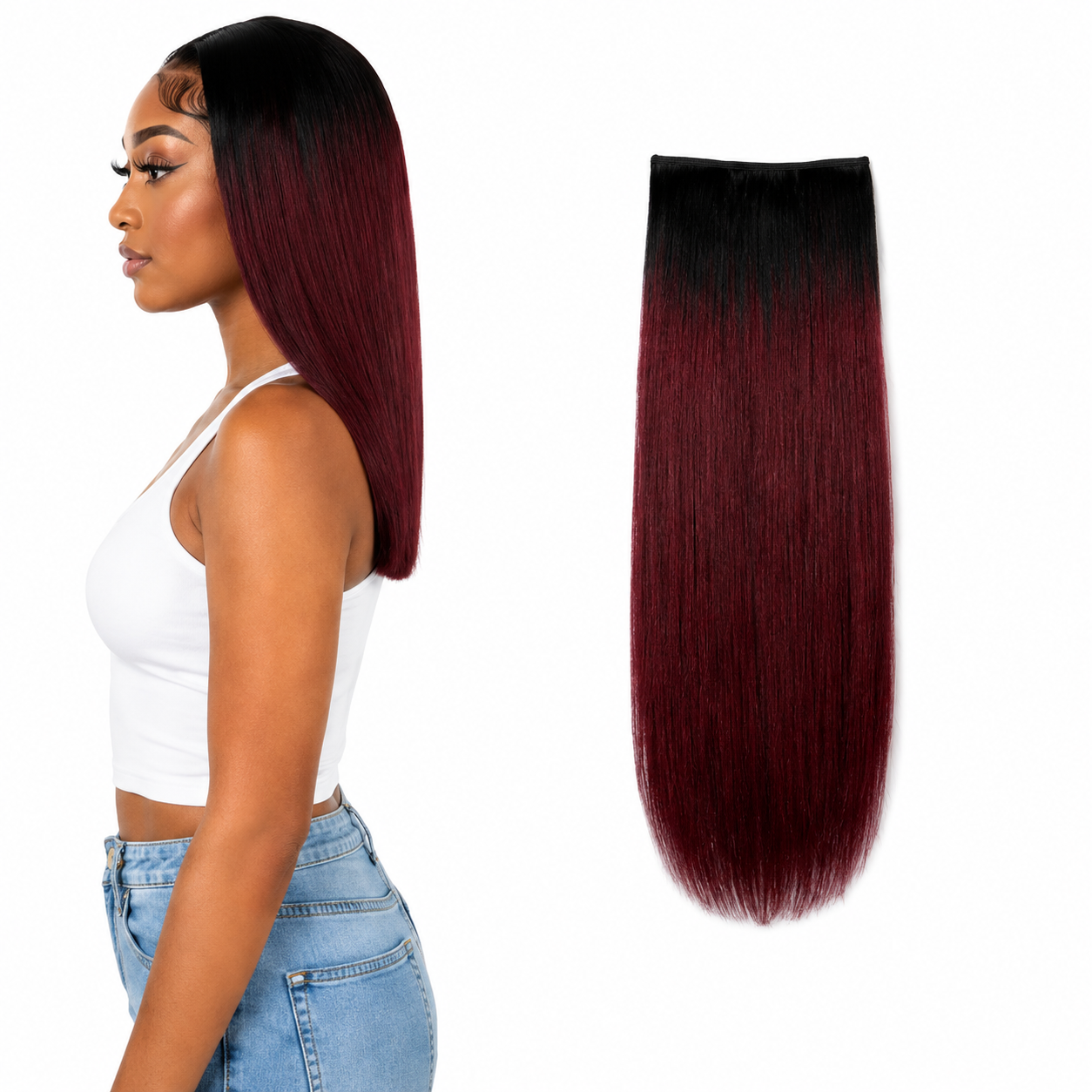 Ei Brazilian Unprocessed Straight Human Hair Wave