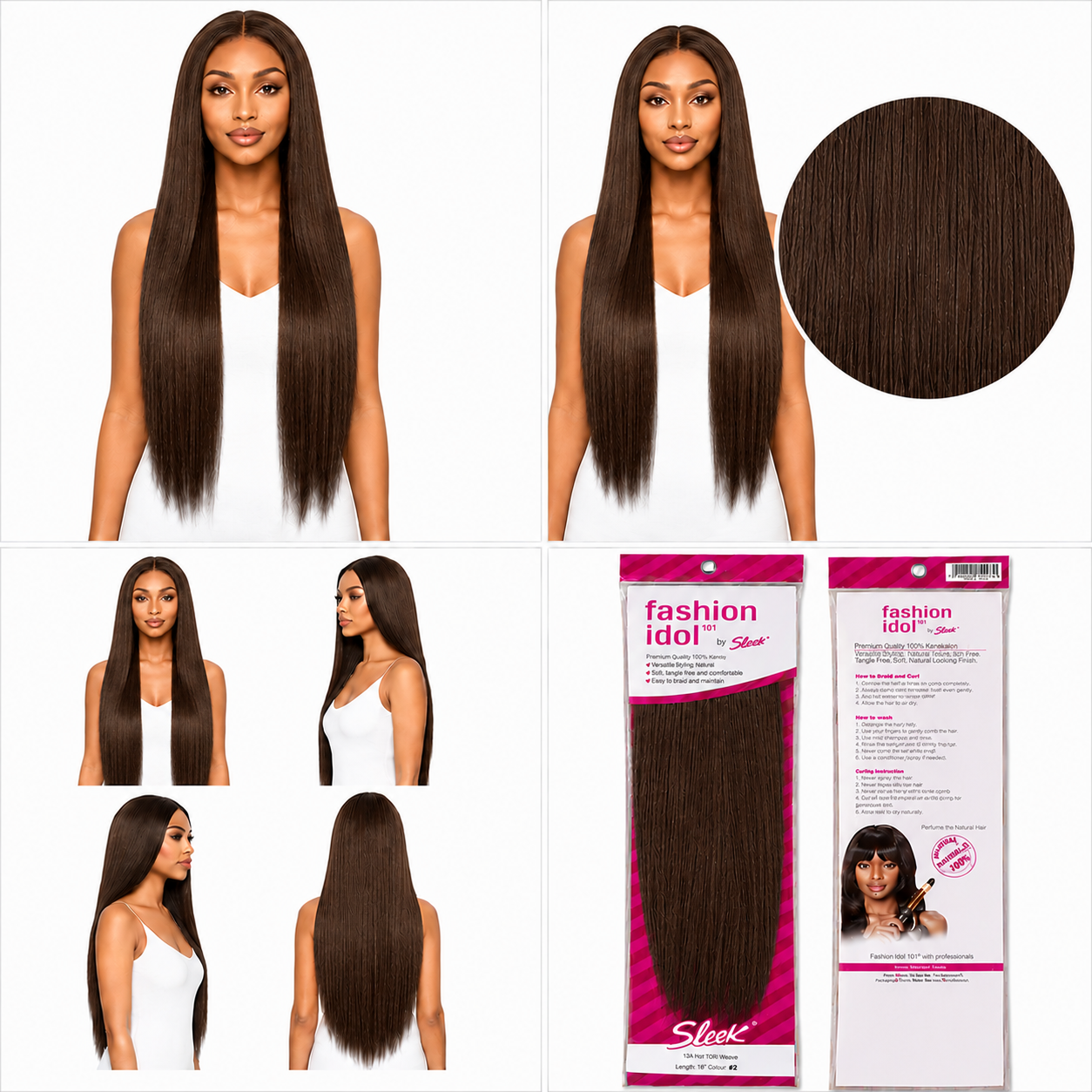Sleek Fashion Idol 101 Weave Hair Extensions 16