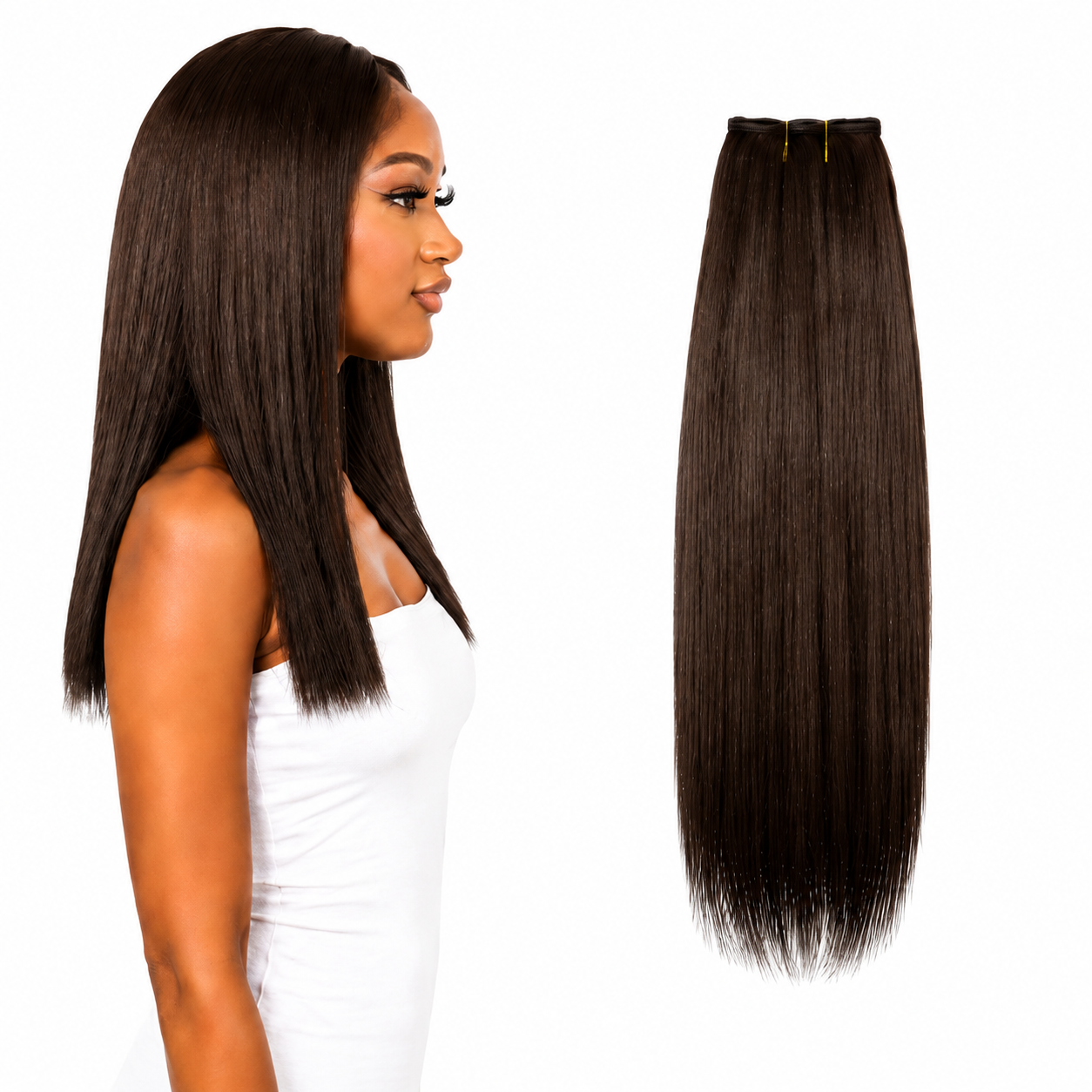 Ei Luxury 100% Human Hair 7 Pcs Clip-in Extensions 20"