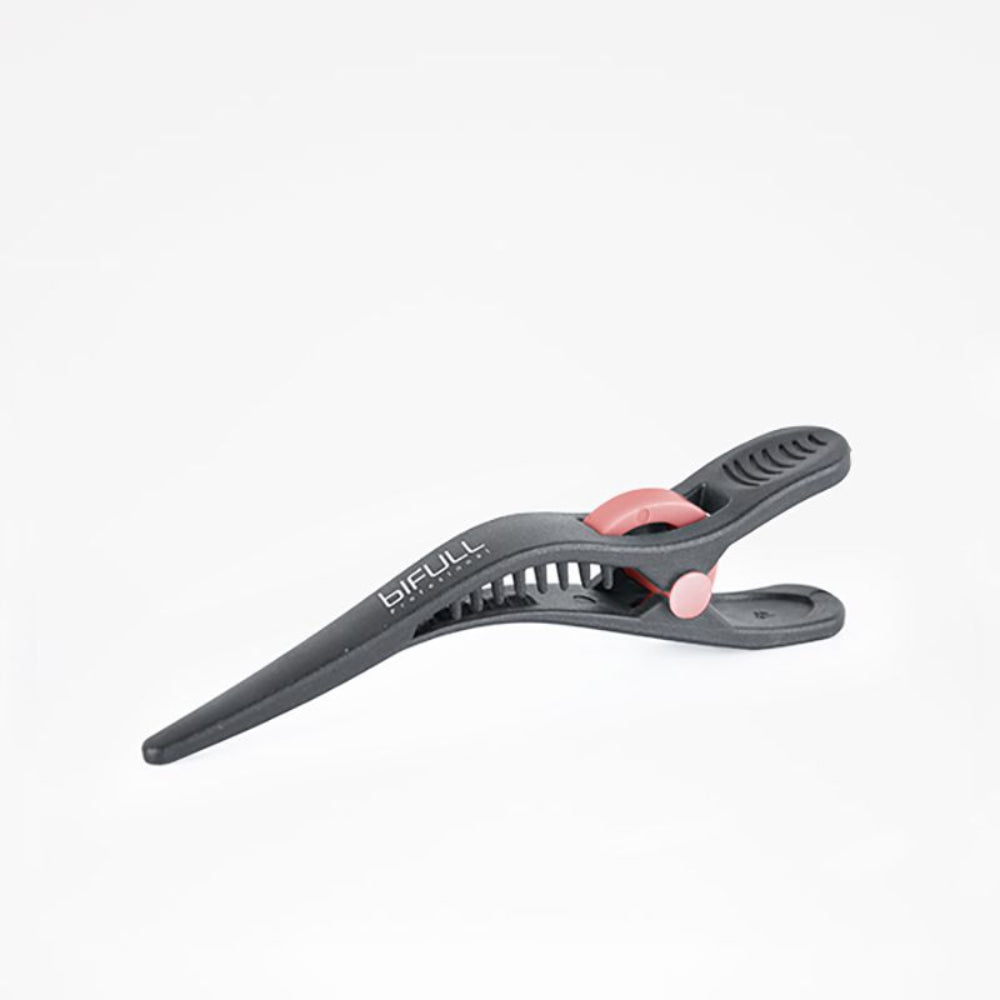 Bifull Sectioning Clips Black with Color Details (Pack of 4)-Hair Clips-Beauty and hair supply