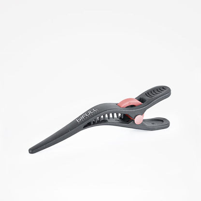 Bifull Sectioning Clips Black with Color Details (Pack of 4)-Hair Clips-Beauty and hair supply