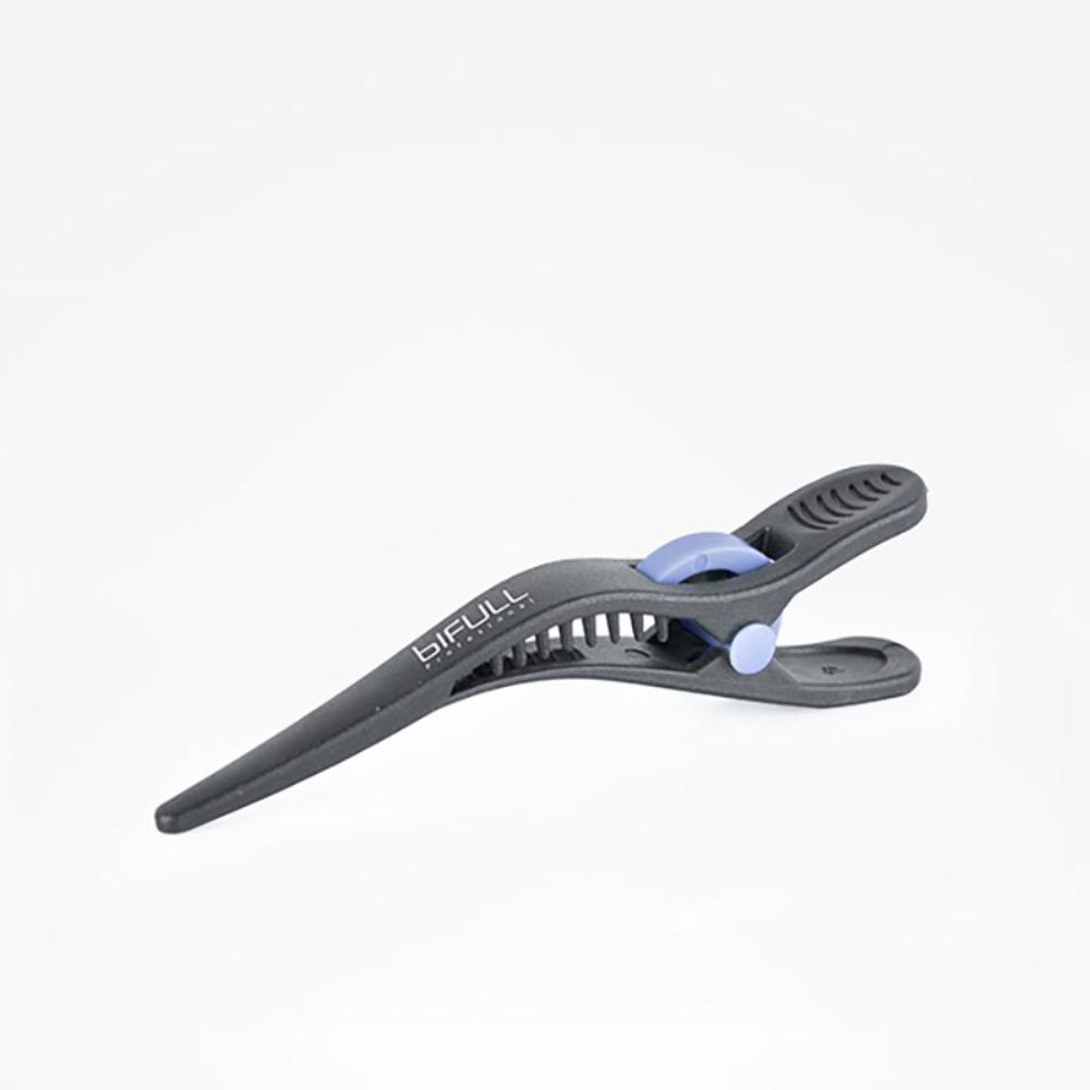 Bifull Sectioning Clips Black with Color Details (Pack of 4)-Hair Clips-Beauty and hair supply