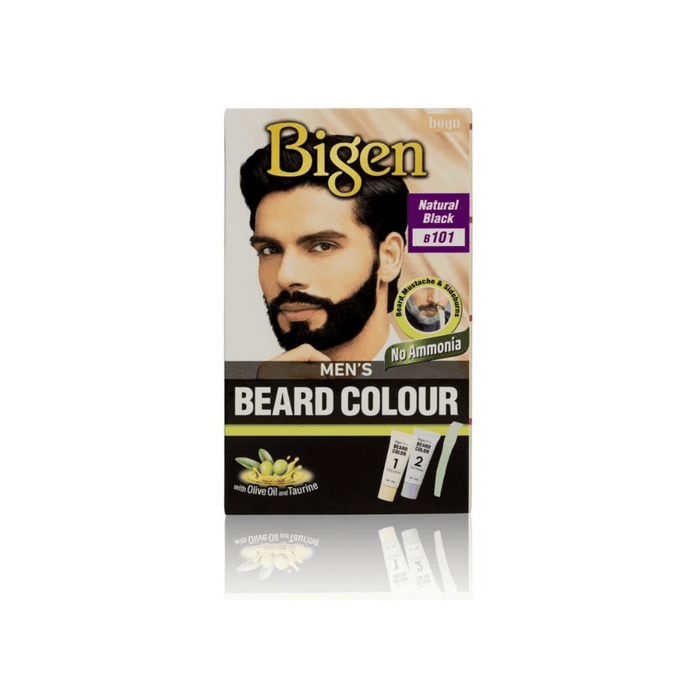 Bigen Men's Beard Colour #B101 - Natural Black - Beauty and Hair Supply