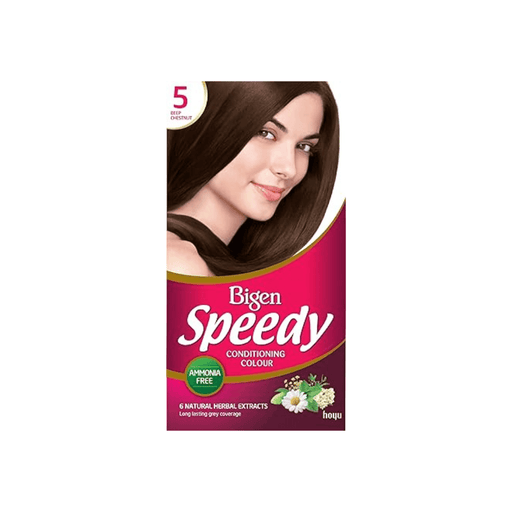 Bigen Speedy Conditioning Hair Color #5 Deep Chestnut - Beauty and Hair Supply