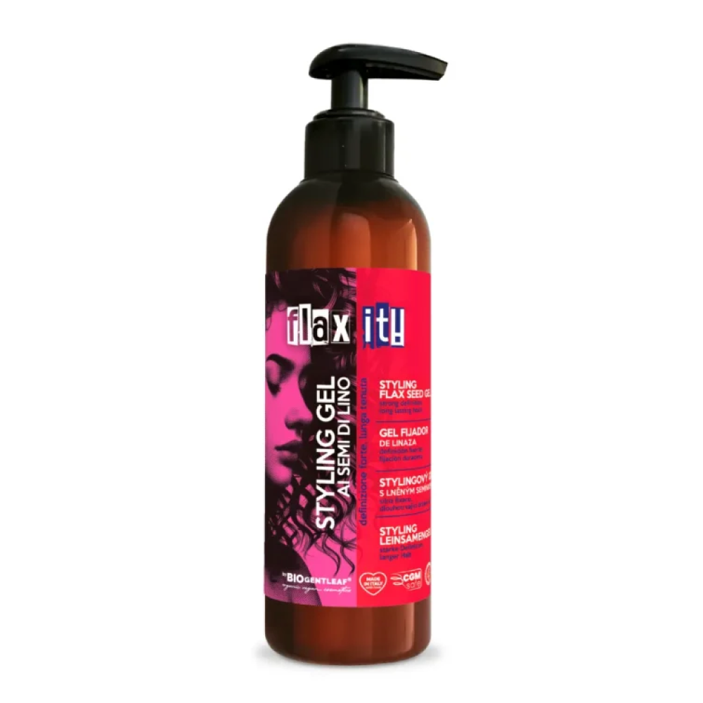 Bio Gentleaf Flax It Styling Gel Flaxseed Hold Gel 200ml-Gel-Beauty and hair supply