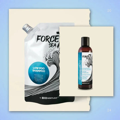 Bio Gentleaf Force 7 Sea Strengthening Low-Poo Shampoo 200ml-Strengthening Shampoo-Beauty and hair supply