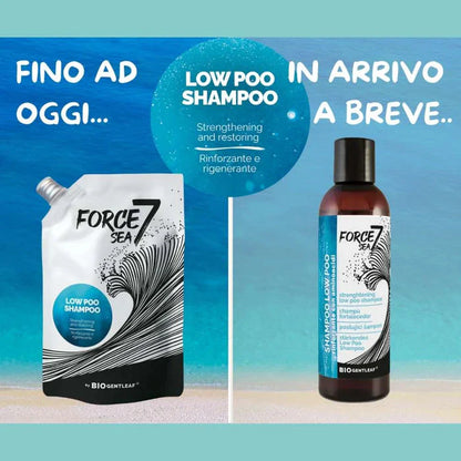Bio Gentleaf Force 7 Sea Strengthening Low-Poo Shampoo 200ml-Strengthening Shampoo-Beauty and hair supply