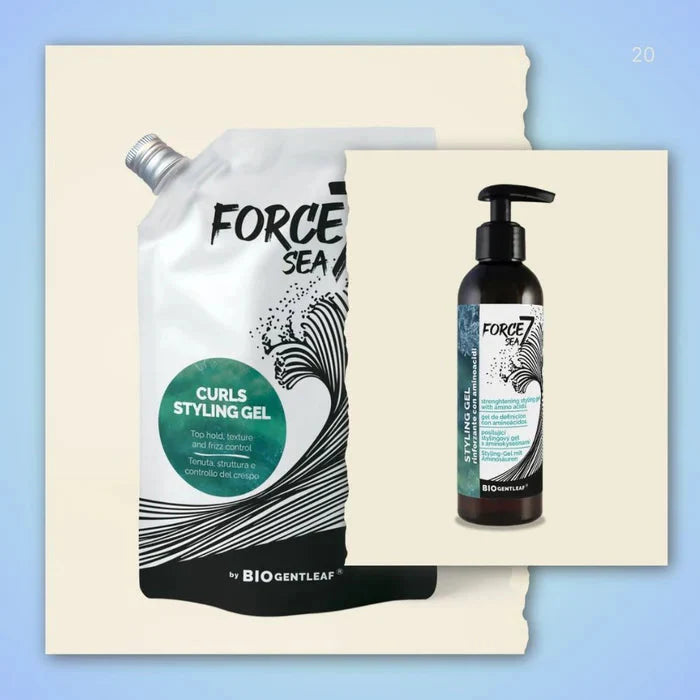 Bio Gentleaf Force 7 Sea Strengthening Styling Gel 200ml-Styling Gel-Beauty and hair supply