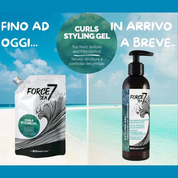 Bio Gentleaf Force 7 Sea Strengthening Styling Gel 200ml-Styling Gel-Beauty and hair supply