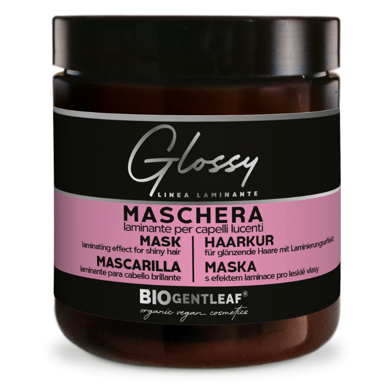 Bio Gentleaf Glossy Laminating Mask for Shiny Hair 250 ml-Hair Mask-Beauty and hair supply