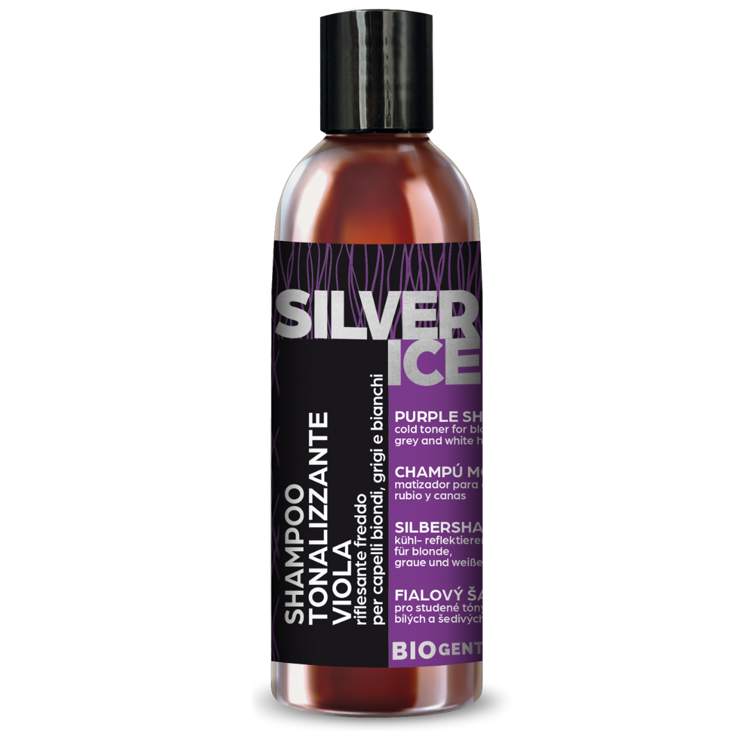 Bio Gentleaf Silver Ice Purple Shampoo 200ml-Toning Shampoo-Beauty and hair supply