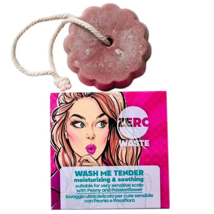 Bio Gentleaf Wash Me Tender Moisturizing &amp; Soothing Shampo Bar 60g-Moisturizing Shampoo-Beauty and hair supply