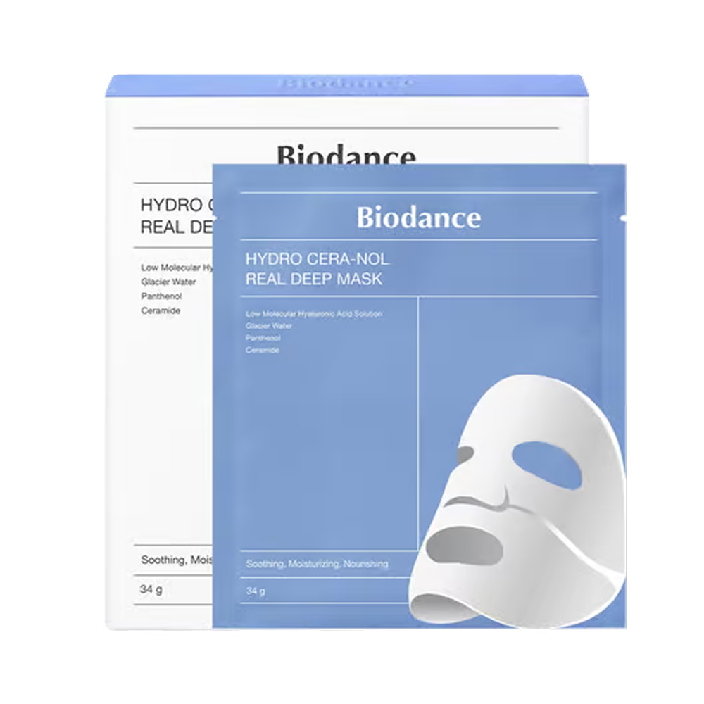 Biodance Hydro Cera-Nol Real Deep Mask - 1 Box 34g X 4 Pieces-Sheet Mask-Beauty and hair supply