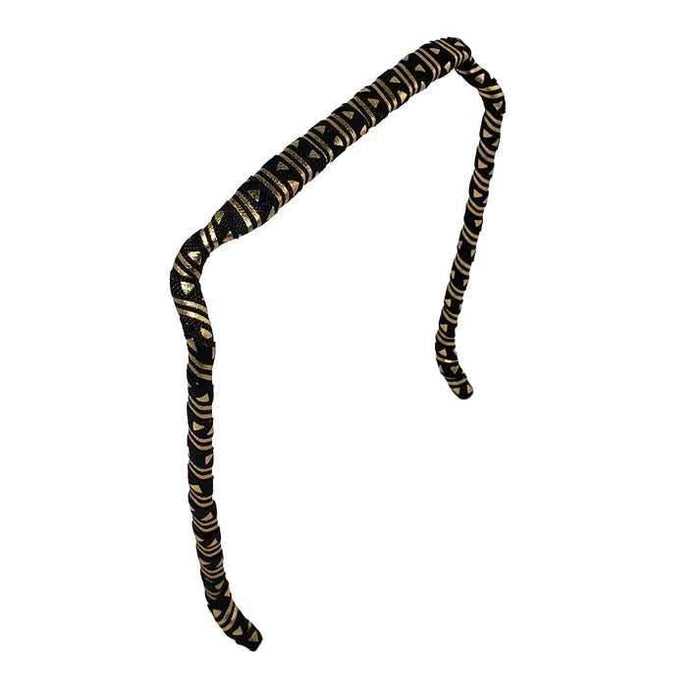 Black and Gold Aztec Zazzy Bandz - Beauty and Hair Supply