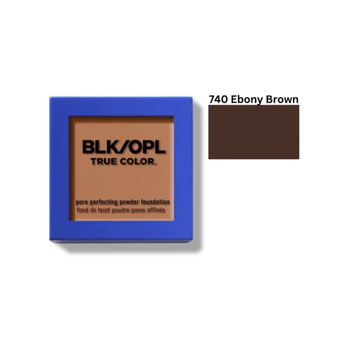 Black Opal True Color Pore Perfecting Powder Foundation 740 - Ebony Brown 7.40g - Beauty and Hair Supply