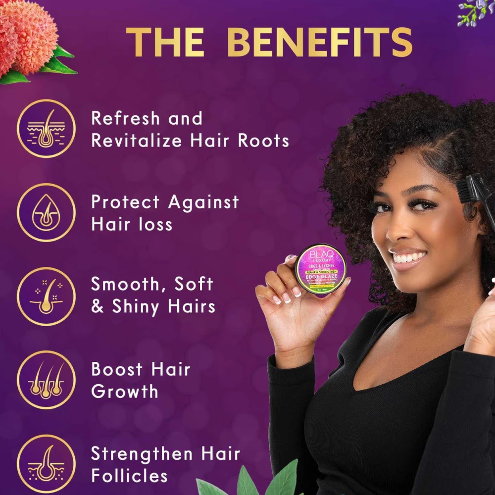Blaq Sage &amp; Lychee Edge Glaze-All-Beauty and hair supply