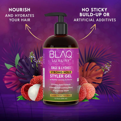 Blaq Sage &amp; Lychee Styler Gel-All-Beauty and hair supply