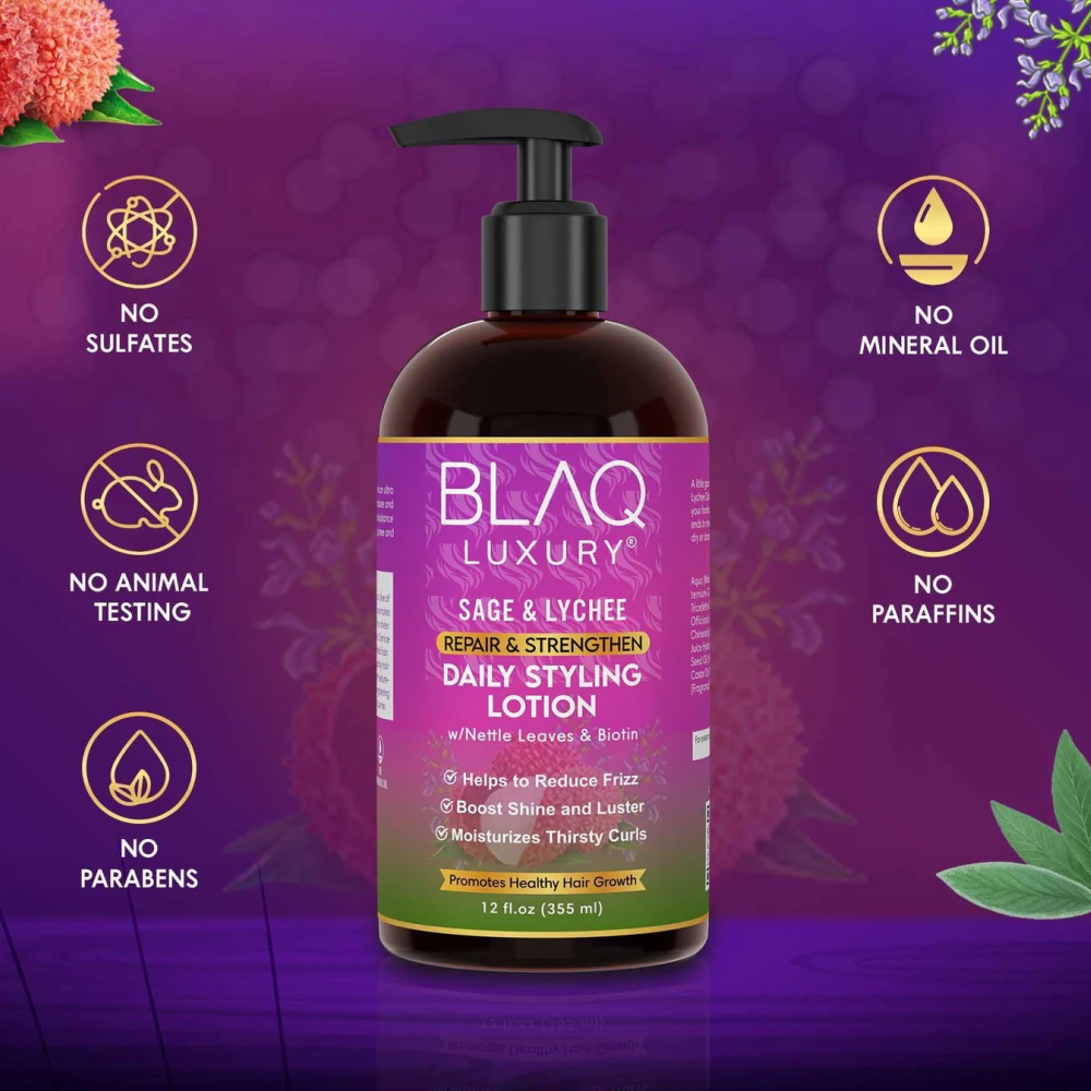 Blaq Sage &amp; Lychee Styling Lotion-All-Beauty and hair supply