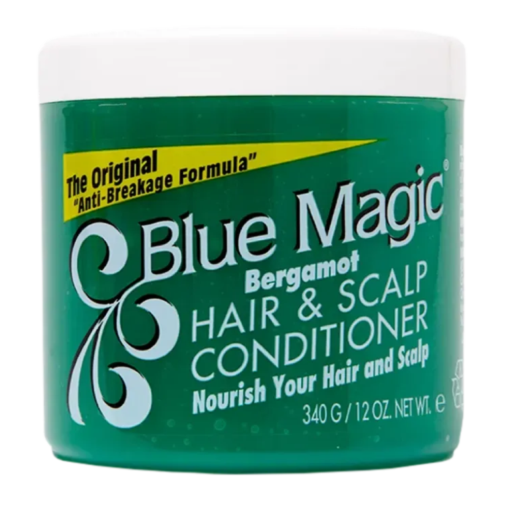 Blue Magic Hair &amp; Scalp Conditioner Bergamot (green) 12oz-All-Beauty and hair supply