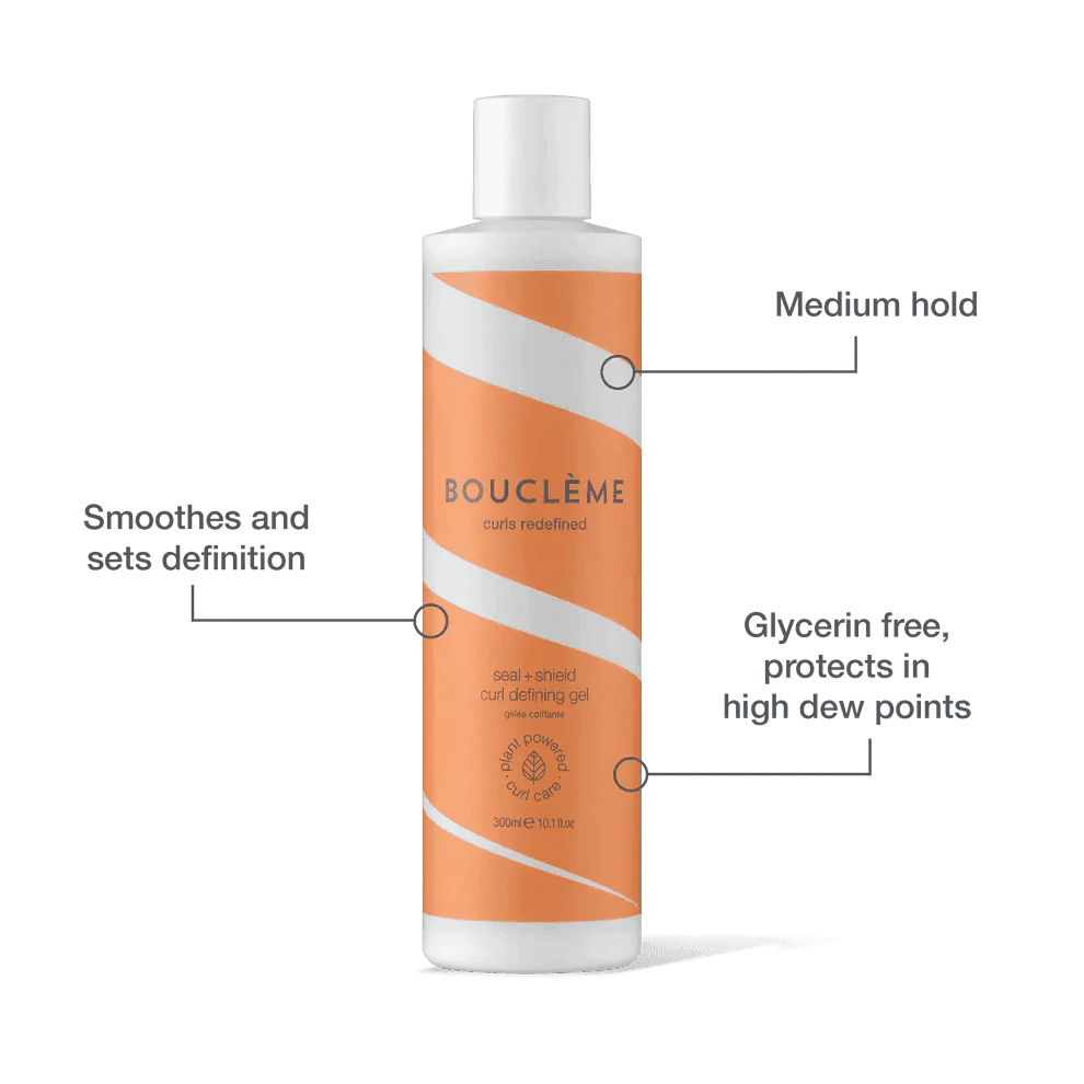 Bouclème Curls Redefined Seal+ Shield Curl Defining Gel 300ml-Gel-Beauty and hair supply