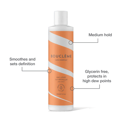 Bouclème Curls Redefined Seal+ Shield Curl Defining Gel 300ml-Gel-Beauty and hair supply