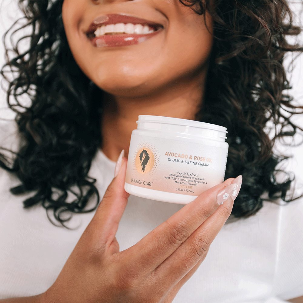 Bounce Curl Avocado &amp; Rose Oil Clump and Define Cream-Styling Cream-Beauty and hair supply