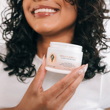 Bounce Curl Avocado &amp; Rose Oil Clump and Define Cream-Styling Cream-Beauty and hair supply